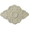 Ekena Millwork Piedmont Ceiling Medallion, Hand-Painted Clear Yellow, 37"W x 26"H x 1 3/8"P CM37X26PECYF - alternate 1